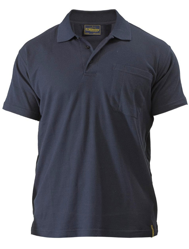 Bisley Mens Poly/Cotton Polo Shirt with 