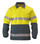 Bisley Yellow/Bottle 2 Tone Hi Vis Drill Jacket 3M Reflective Tape