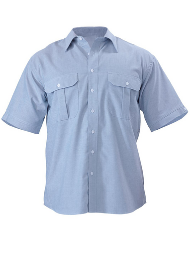 Bisley Mens Oxford Short Sleeve Shirt