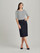 Ladies Relaxed Fit Wool Blend Lined Skirt