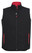 Biz Collection Geneva Mens Black/Red Soft Shell Vest 