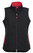 Biz Collection Geneva Ladies Black/Red Soft Shell Vest 