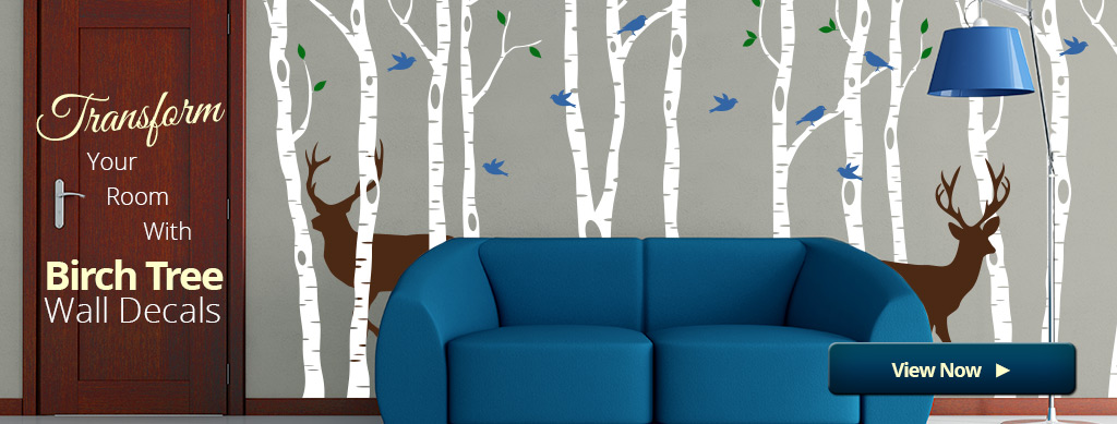 Adesivo Murale Rimovibile In Vinile Innovative Stencils - Albero Di Betulla Bianco, 4-5 Metri, Per Pareti, Porte, Vetro - Decorazione Fai Da Te