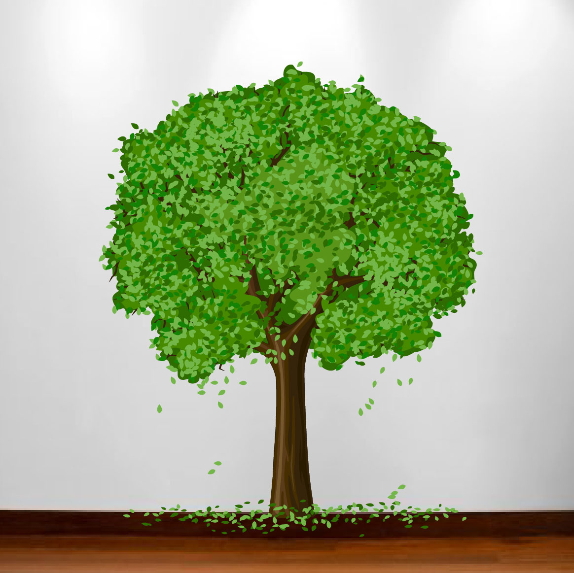 Large Nursery Tree Wall Blossom Leaf Decal Fruit Season Apple Sticker