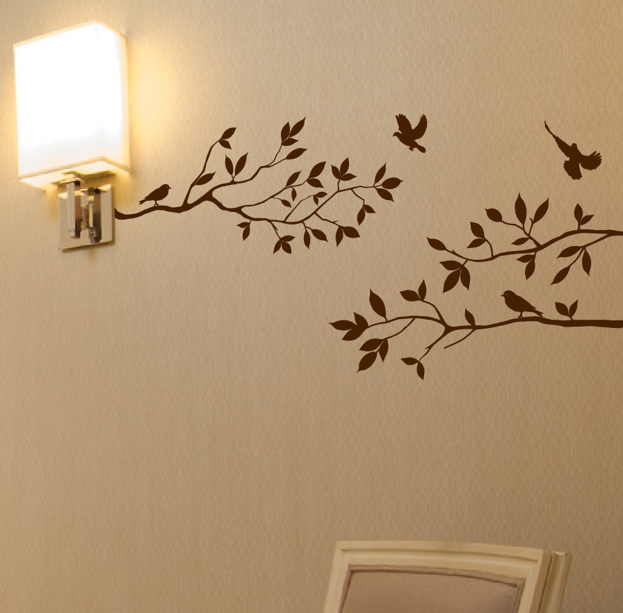 Tree Branches with Birds Wall Decal Set 2024 BT-105