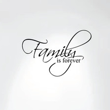 Family Is Forever Vinyl Wall Decal Art Saying Home Decor Sticker #1225