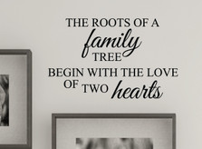 Family Tree Roots Love Wall Decal Quote #1383