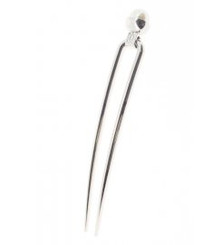 HAIR FORK NFCH-5044A METAL WITH PEARL