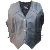  Allstate Leather Ladies Vest in Lambskin  