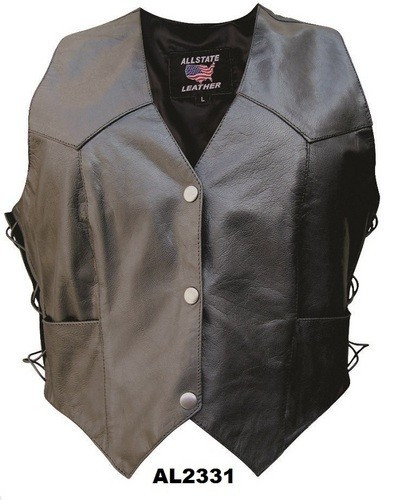 Allstate leather clearance vest