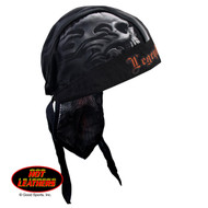 Hot Leathers Skull Face Headwrap 