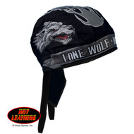 Hot Leathers Lone Wolf Headwrap 