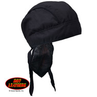 Hot Leathers Classic Black Premium Headwrap 