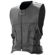Rocky Mountain Hides Solid Genuine Buffalo Leather Vest 