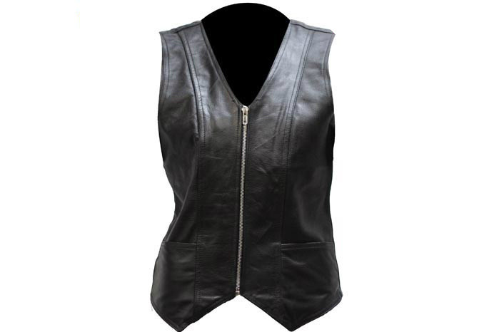 Dream Apparel Ladies Soft Touch Classic Style Leather Vest