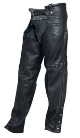 Allstate Leather Drum Dyed Naked Cowhide Leather Chaps