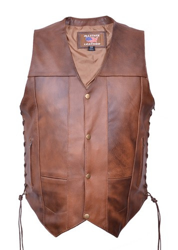 Buffalo on sale leather vest