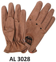 Allstate Leather 3028 Brown Driving Gloves