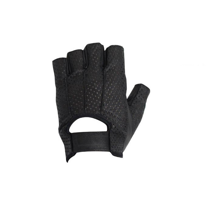leather open finger gloves