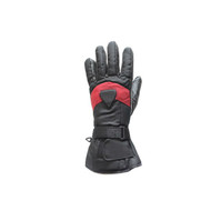 Motorcycle Full Finger Gloves With Red Stripe 