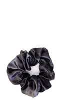Black Satin Hair Scrunchie