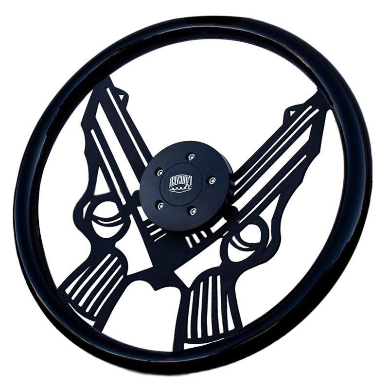 18 Pistol Steering Wheel By Forever Sharp