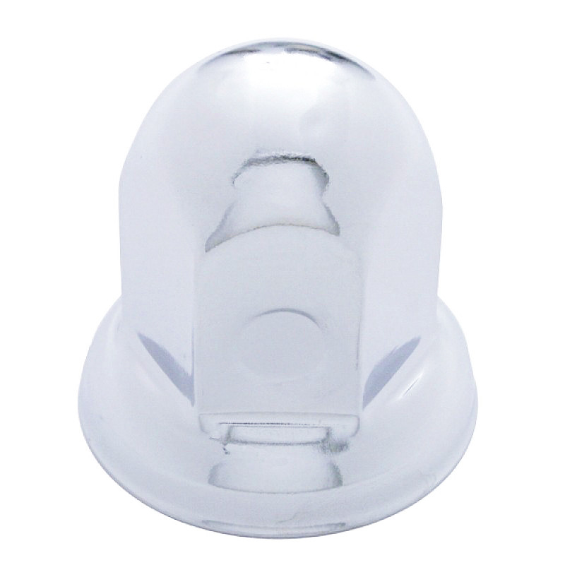 33mm Chrome Steel Lug Nut Cover With Flange Raney's Truck Parts