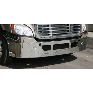 bumper freightliner cascadia chrome valley truck parts older bumpers replaces 16in factory sba vent plastic deflector bug misc stainless option