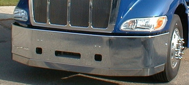 peterbilt bumper chrome axle valley truck