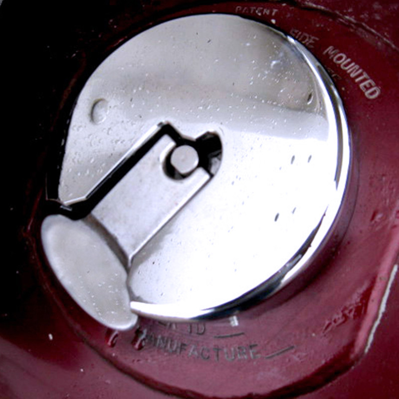 Lifetime Chrome Billet Peterbilt Fuel Cap Cover for THandle Raney's