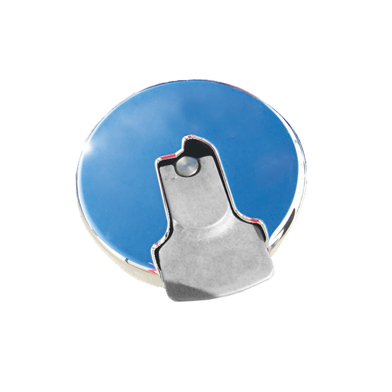 Lifetime Chrome Peterbilt Fuel Cap Cover for Square Handles Raney's