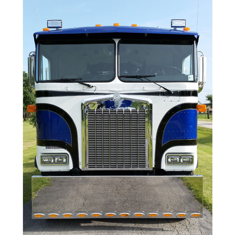 Universal 94" Full Under Bumper Bar With 3 LED Marker Lights By Grand General Raney's Truck Parts