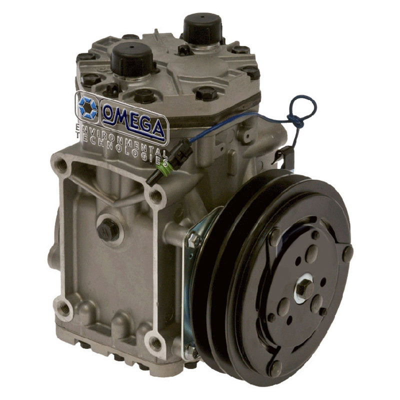 York Style AC Compressor With Clutch 1 Wire ET210L Aftermarket Raney