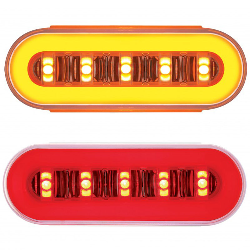 6" Oval STT & PTC GLO LED Light Raney's Truck Parts