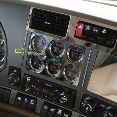 Kenworth T680 & T880 Six Gauge Cluster Above Radio Trim By ... Kenworth T680 & T880 Six Gauge Cluster Above Radio Trim By ...