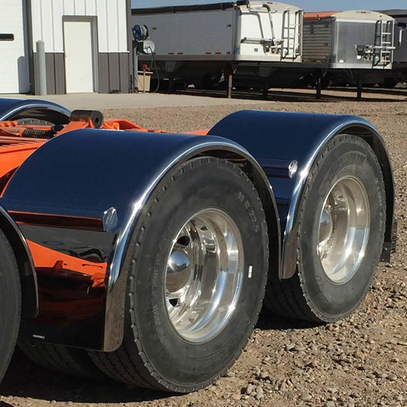 Hogebuilt 90" Stainless Steel Premium Single Axle Low Rider Fenders