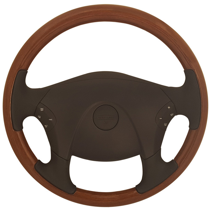 Freightliner Cascadia 18" All Wood Steering Wheel With Hub Included