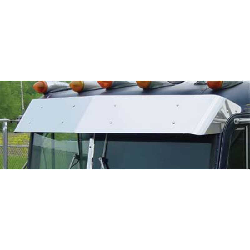 Peterbilt 359 11" Stainless Steel Drop Visor for 19731986 Trucks By