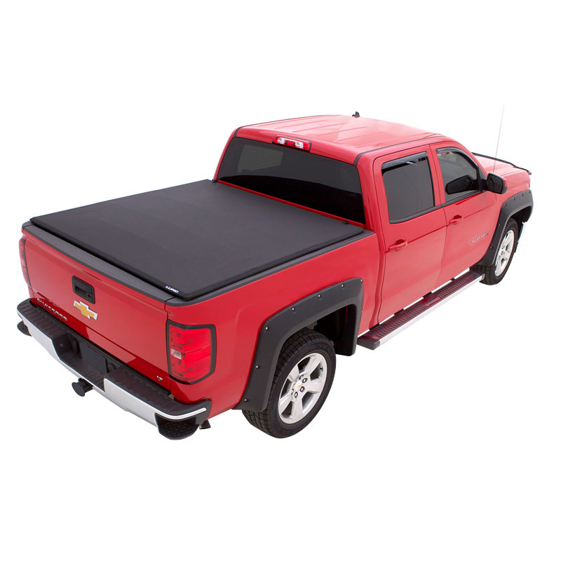 Chevrolet Silverado Gmc Sierra 1500 2500 3500 Premium Genesis Elite Tri Fold Tonneau Cover 2007 2013 Raney S Truck Parts