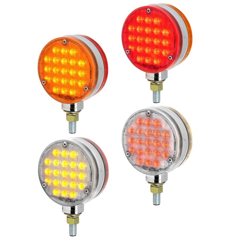 4" Round Smart Dynamic Double Face LED Pedestal Light By Grand General