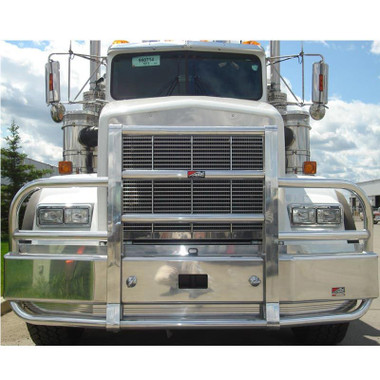 kenworth t800 bumper guard ali arc angled grill grille truck duty heavy axle defender herd