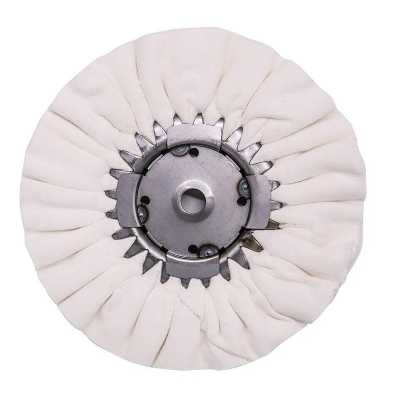 Renegade 9" White Untreated Flannel Airway Buffing Wheel 16 Ply Raney
