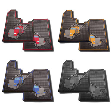 Peterbilt 379 Rubber Floor Mats Raney S Truck Parts