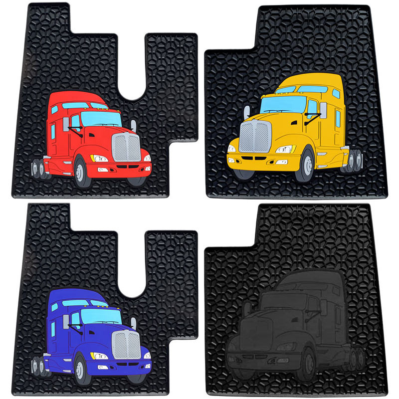 Kenworth W900 T660 T600 T800 Rubber Floor Mats