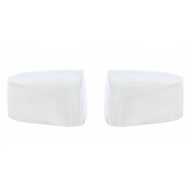 Aintier Truck Hood Mirror Cover Fits For 2008-2019 Volvo VNL 670 780 2008-2014 VNM 200 430 Side Door Mirror with Truck Mirror Cover with Chrome Housing