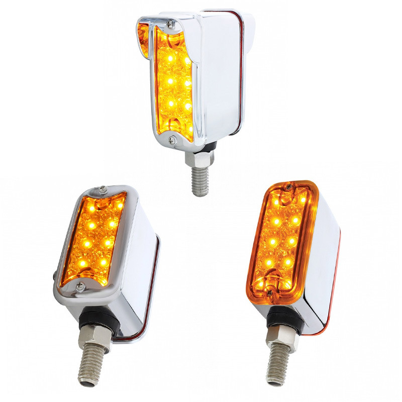 10 LED Dual Function Vertical Reflector Double Face Turn Signal Light