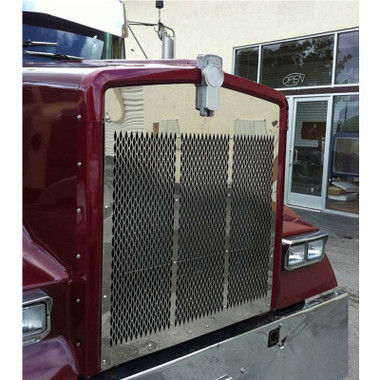 kenworth grill w900 cutouts w900l ss diamond inserts surrounds truck