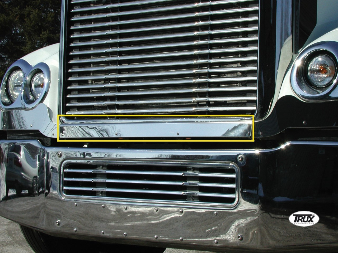 Freightliner Coronado Lower Grill Trim See Picture