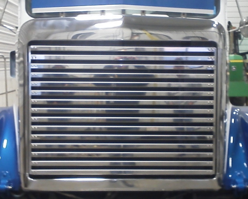 International 9300 9370 Grill Insert with Horizontal Bars By RoadWorks