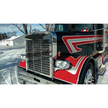 classic freightliner grill xl insert roadworks fld surrounds inserts truck grille